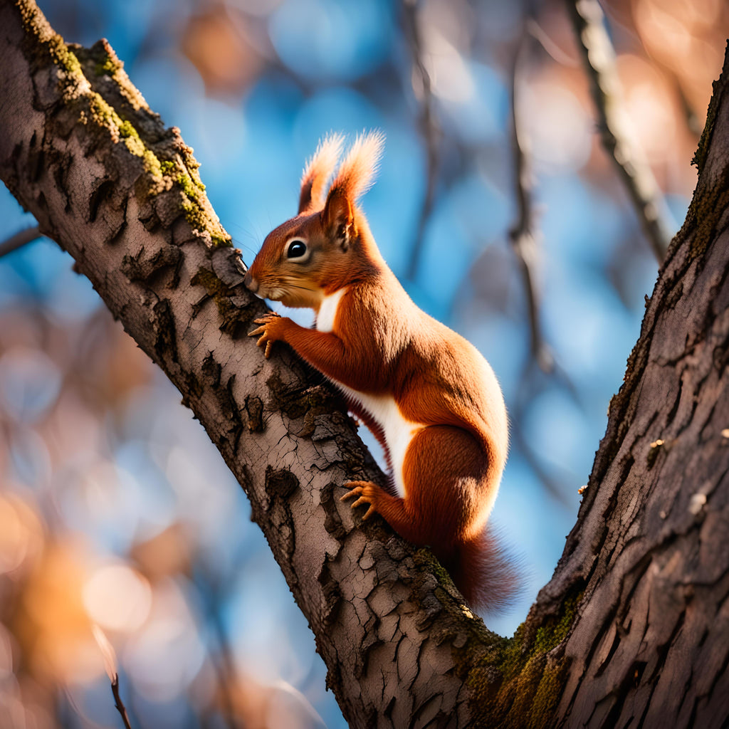 A Squirrel Runs Up It and other animal sightings